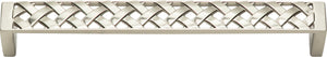 Atlas Homewares Lattice Pull 6 5/16 Inch (c-c) Brushed Nickel