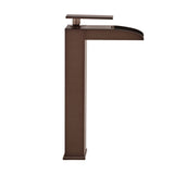 Concorde Single Hole, Single-Handle, High Arc Waterfall, Bathroom Faucet in Oil Rubbed Bronze