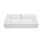 Voltaire Wide Rectangle Vessel Sink