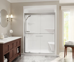 MAAX 105922-NR-000-001 Camelia SHR-6034 Acrylic Alcove Right-Hand Drain One-Piece Shower in White
