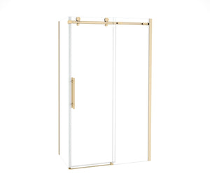 MAAX 107545-900-343-000 Odyssey SC 48" x 32" x 78" 8mm Sliding Shower Door for Corner Installation with Clear glass in  Brushed Gold