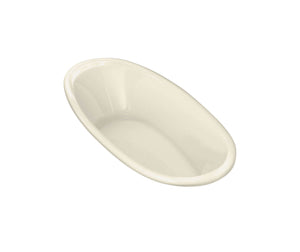 MAAX 106168-003-004 Saturna 7236 Acrylic Drop-in End Drain Whirlpool Bathtub in Bone