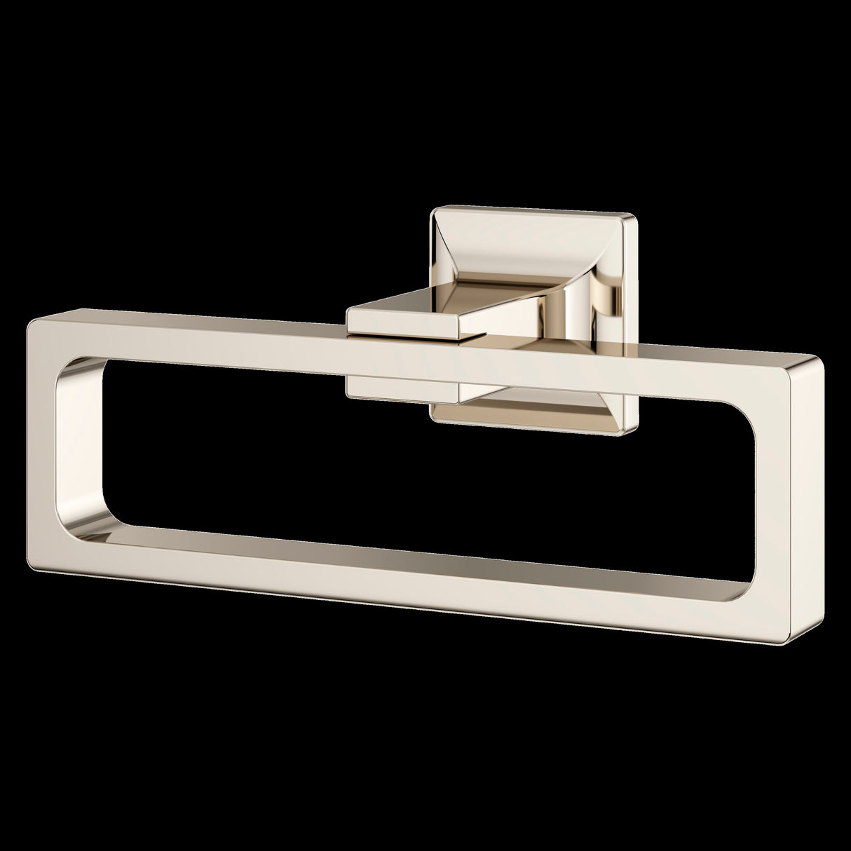 Verve Towel Ring in Polished Nickel