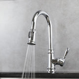 Artos Classic Kitchen Faucet with Pulldown Spray in Chrome – Lifestyle