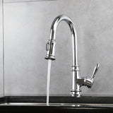 Artos Classic Kitchen Faucet with Pulldown Spray in Chrome – Lifestyle