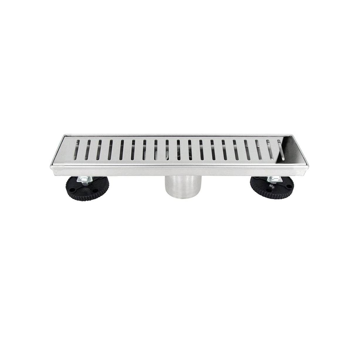 DAX Stainless Steel Rectangular Shower Floor Drain with 18 Gauge, 12", Polished DR12-G06