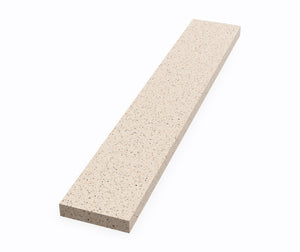 Swanstone VT22-SS 3/4" x 3" x 21" Sidesplash Ellipse Vanity Tops in Bermuda Sand VT00022SS.040
