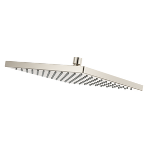 Modern Square 10 in. Raincan Showerhead in Polished Nickel