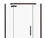 MAAX 139320-900-173-000 Davana Neo-angle 40 x 40 x 75 in. 8mm Pivot Shower Door for Corner Installation with Clear glass in Dark Bronze