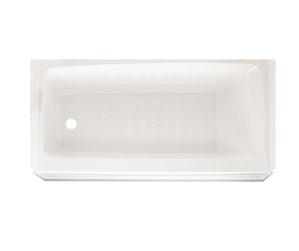 Swanstone BT-3060L/R 30 x 60 Veritek Alcove Bathtub with Right Hand Drain in White BT03060RD.010