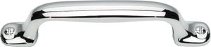 Atlas Homewares Ergo Pull 3 3/4 Inch (c-c) Polished Chrome