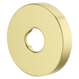 Modern Round Shower Arm Flange in Brushed Gold