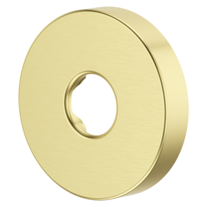 Modern Round Shower Arm Flange in Brushed Gold