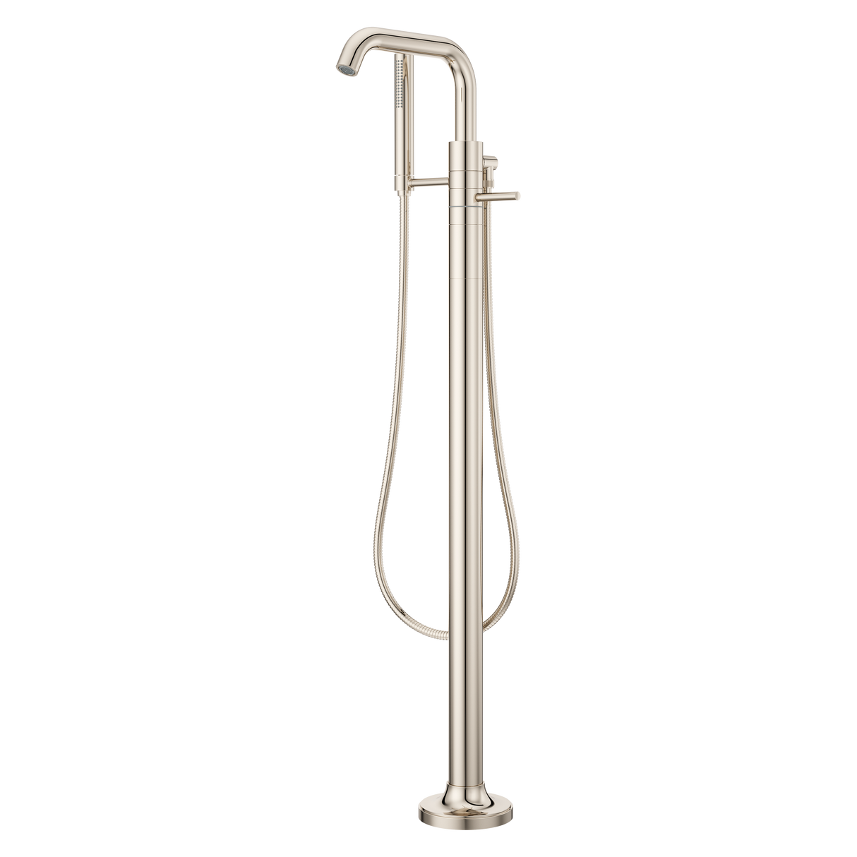 Tenet Free Standing Tub Filler without Handles in Polished Nickel