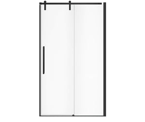 MAAX 135870-900-340-000 Nebula 44 ½-46 ½ x 78 ¾ in. 8mm Sliding Shower Door for Alcove Installation with Clear glass in Matte Black