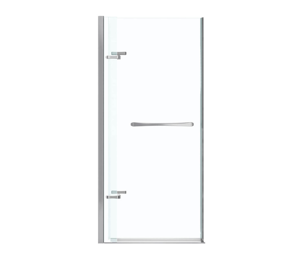 MAAX 136676-900-084-000 Reveal 71 32 ½-35 ½ x 71 ½ in. 8mm Pivot Shower Door for Alcove Installation with Clear glass in Chrome