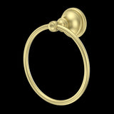 Tisbury Towel Ring in Brushed Gold