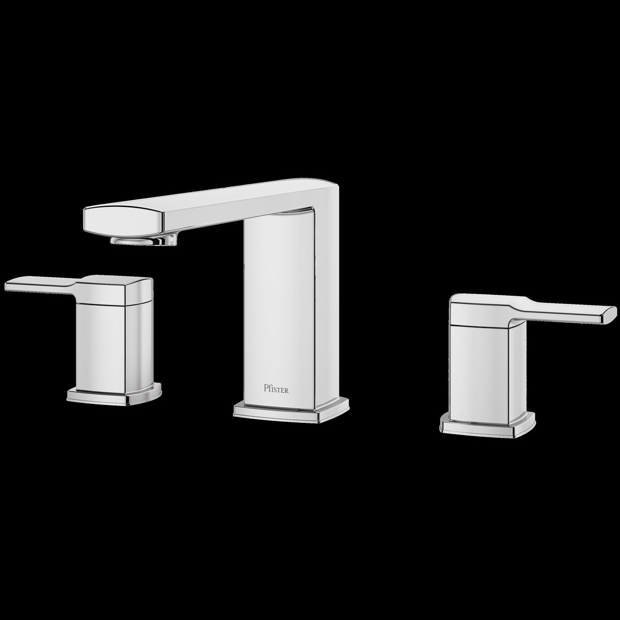 Deckard 2-Handle Roman Tub Trim in Polished Chrome