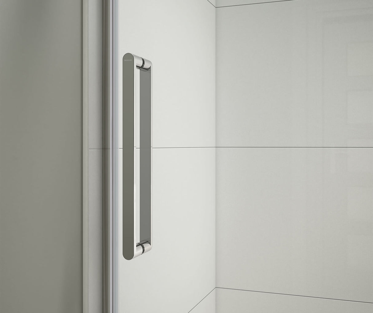 MAAX 134952-900-084-000 Halo Pro 48 x 36 x 78 3/4 in Sliding Shower Door for Corner Installation with Clear glass in Chrome
