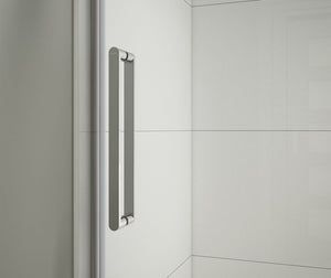 MAAX 134952-900-084-000 Halo Pro 48 x 36 x 78 3/4 in Sliding Shower Door for Corner Installation with Clear glass in Chrome