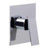 ALFI brand AB5501-PC Polished Chrome Shower Valve Mixer with Square Lever Handle
