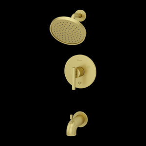 Contempra 1-Handle Tub & Shower Trim in Brushed Gold