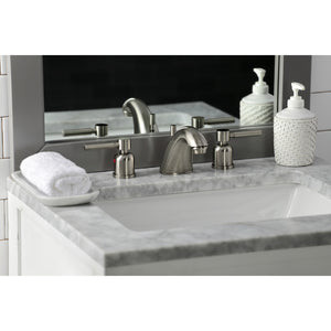 Kingston Brass FB8958DL Concord Widespread Bathroom Faucet, Brushed Nickel