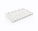 Swanstone SS-3454 34 x 54 Swanstone Alcove Shower Pan with Center Drain in Ice SF03454MD.130
