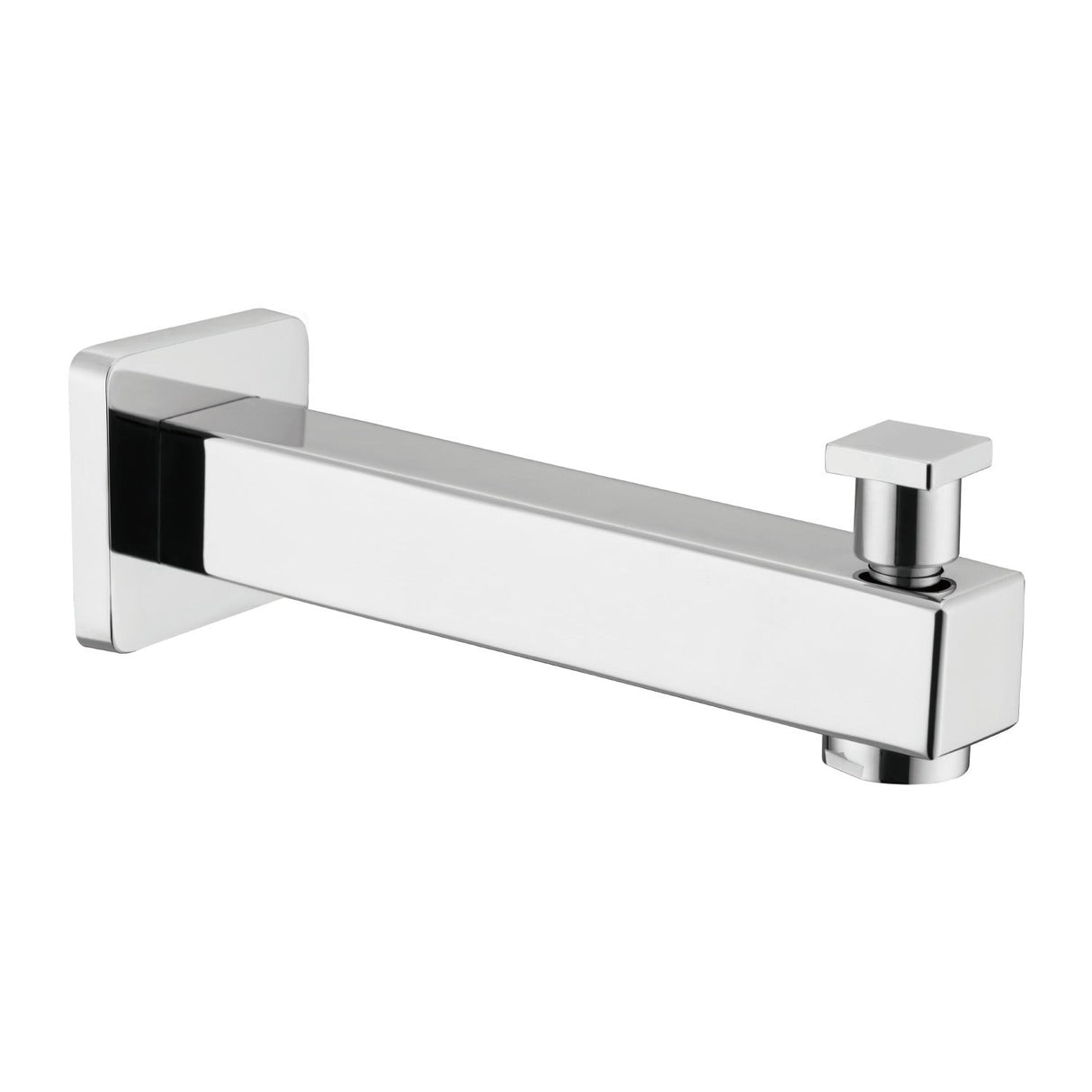 DAX Brass Square Spout with Diverter, Chrome DAX-1030-1-CR