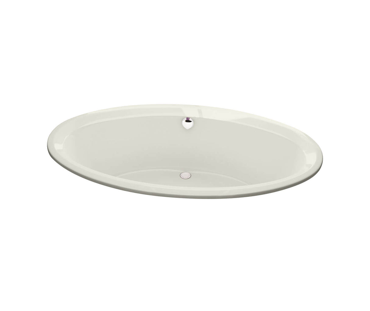 MAAX 100028-097-007-000 Tympani 72 x 42 Acrylic Drop-in Center Drain Combined Whirlpool & Aeroeffect Bathtub in Biscuit