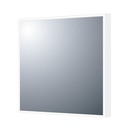 DAX Square LED Backlit Flat Mirror with Sensor Switch and Aluminum Frame DAX-DL03B