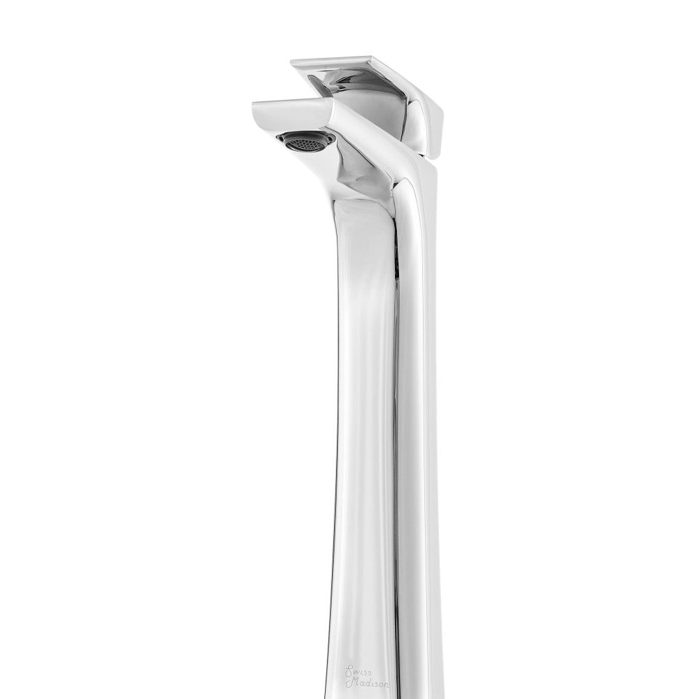 Monaco Single Hole, Single-Handle, High Arc Bathroom Faucet in Chrome