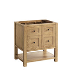 Breckenridge 30" Single Vanity, Light Natural Oak w/ 3 CM Lime Delight Top