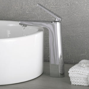 DAX Brass Single Handle Vessel Bathroom Basin Faucet, Chrome DAX-9802A