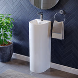 Sublime Rounded Basin Pedestal sink