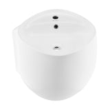 Ivy Wall-Mount Sink in Matte White