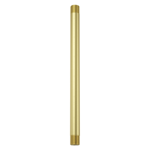 Universal 12 in. Ceiling-Mounted Shower Arm in Brushed Gold