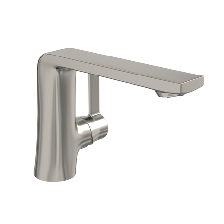 DAX Brass Single Handle Bathroom Faucet Spout, 16", Brushed Nickel DAX-8226-BN