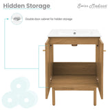 Classe 24" Bathroom Vanity in Oak