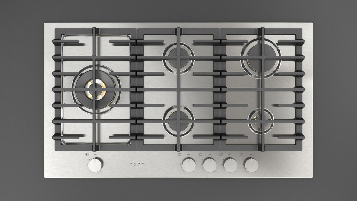Fulgor Milano Matteo 36-inch Gas Cooktop — F4MEGK36S1