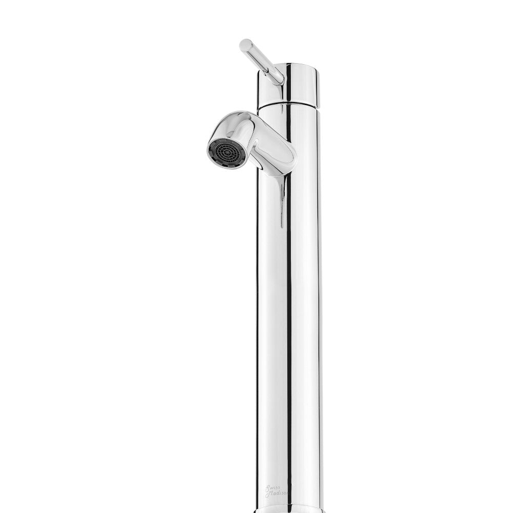 Ivy Single Hole, Single-Handle, High Arc Bathroom Faucet in Chrome