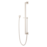 Modern Square Adjustable Slide Bar Kit in Brushed Nickel