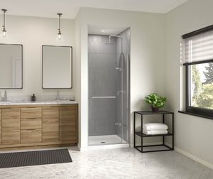 MAAX 106747-000-002-000 Icon 3232 AcrylX Alcove Shower Base with Center Drain in White