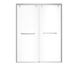 MAAX 135322-900-084-000 Uptown 56-59 x 76 in. 8 mm Bypass Shower Door for Alcove Installation with Clear glass in Chrome