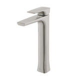 Monaco Single Hole, Single-Handle, High Arc Bathroom Faucet in Brushed Nickel