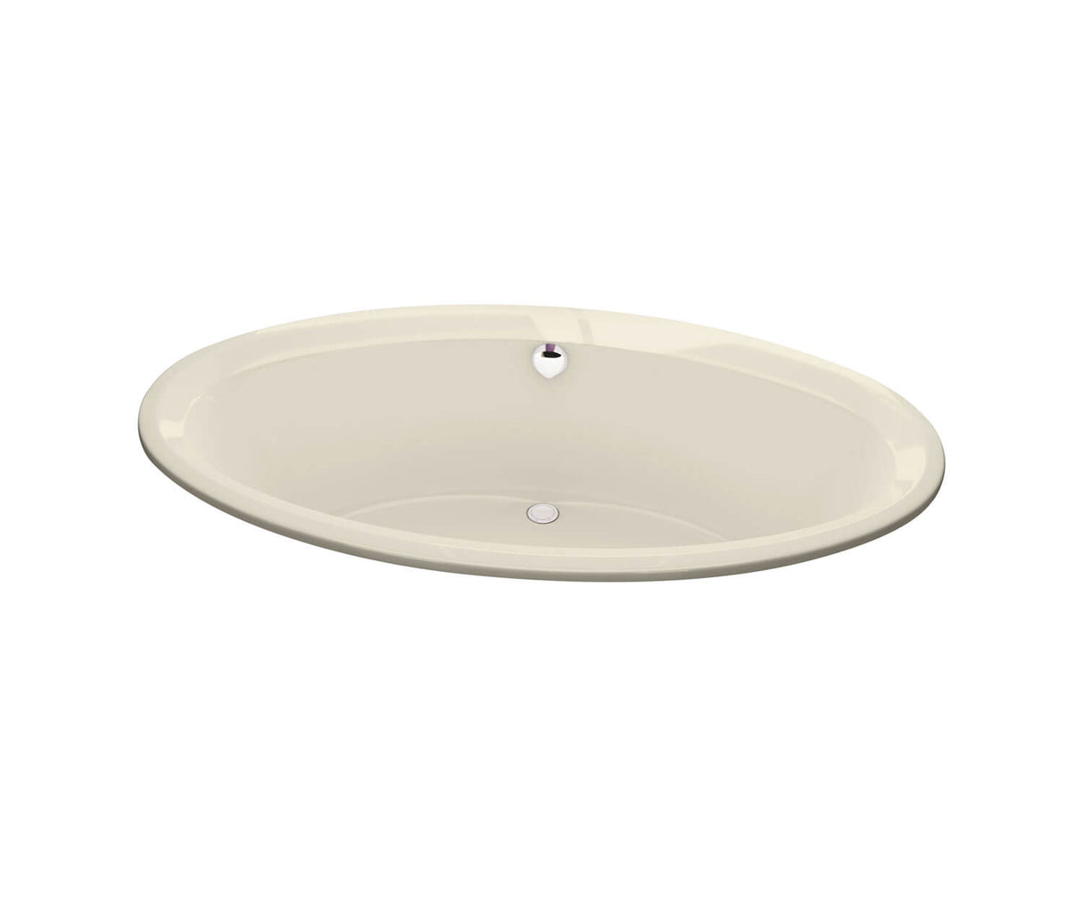 MAAX 100028-000-004-000 Tympani 72 x 42 Acrylic Drop-in Center Drain Bathtub in Bone