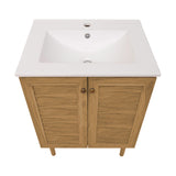 Bron 24" Bathroom Vanity in Oak