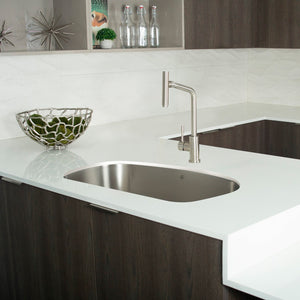 DAX Stainless Steel Single Bowl Undermount Kitchen Sink, Brushed Stainless Steel DAX-3319