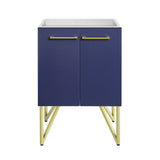 Annecy 24 Navy Blue Bathroom Vanity Cabinet Only (SM-BV212NB)