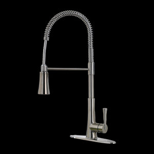 Zuri 1-Handle Pull-Down Kitchen Faucet in Stainless Steel